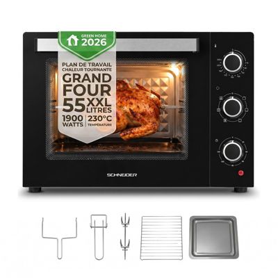 Mini Four Posable Schneider SCEO2355MFB – 55L 1900W Multifonctions - vue 4