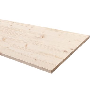 Tablette en sapin rustique ISB 120 x 40 cm, ép.18 mm