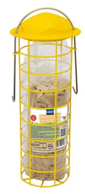 Support boules et 1 cyclindre de graisse, pour oiseaux