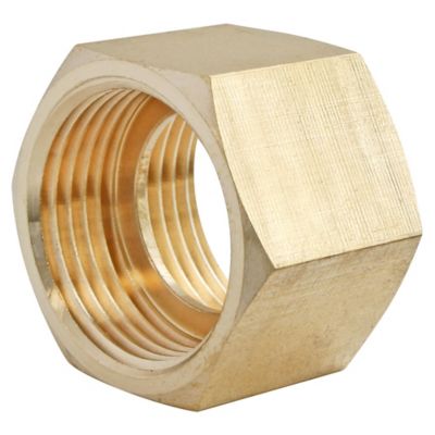 Manchon laiton avec butée interne double femelle 20/27 (3/4), lot de 2