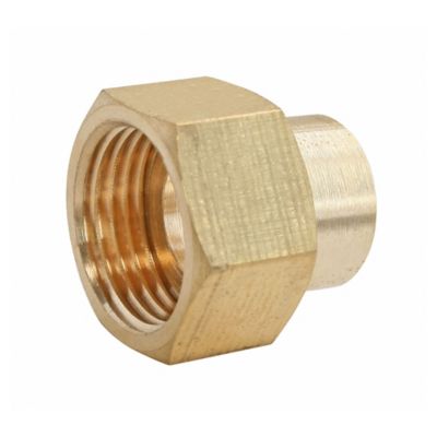 Raccord 2 pièces droit à souder sur tube cuivre Ø16 - sortie femelle 20/27 (3/4)