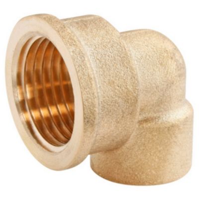 Raccord laiton coudé à souder sur tube cuivre Ø16 - sortie femelle 15/21 (1/2), lot de 2