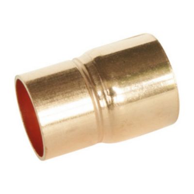 Manchon à souder réduit pour tube cuivre mâle Ø18 femelle Ø16, lot de 2