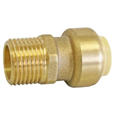 Raccord à clipser pour tube cuivre Ø14 - mâle 20/27 (3/4)