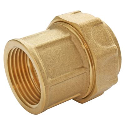 Raccord laiton droit pour PE Ø32 - Femelle 20/27 (3/4)