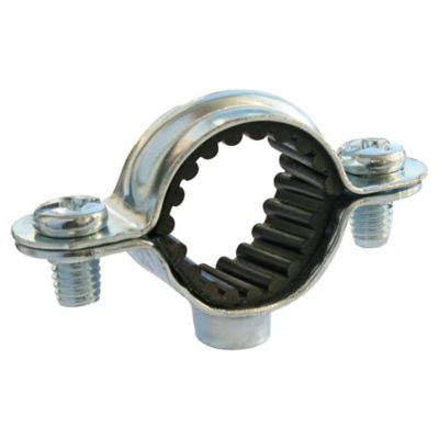 Collier de fixation simple isophonique pour tube Ø14 mm, lot de 10