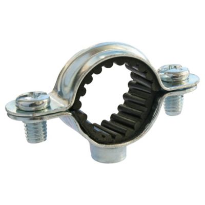 Collier de fixation simple isophonique pour tube Ø22 mm, lot de 10