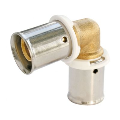 Raccord coudé égal à sertir pour tube PER Ø20