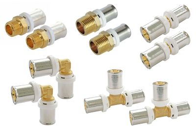 Raccords à sertir multicouche Somatherm, assortiment 10 pièces