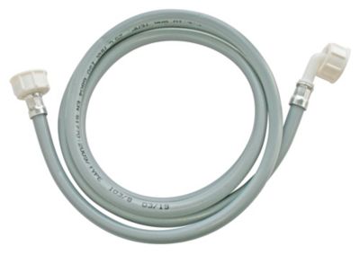 Flexible d'alimentation pour machine à laver raccords droits F-F coudé 3/4, L. 2,5m