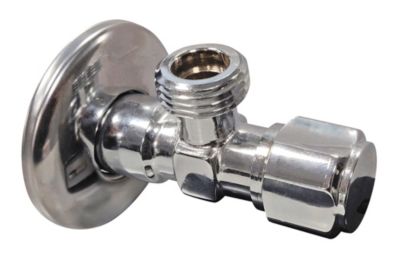 Robinet d'arrêt équerre sous-lavabo long, Mâle 15/21 - Mâle 12/17 Somatherm for you