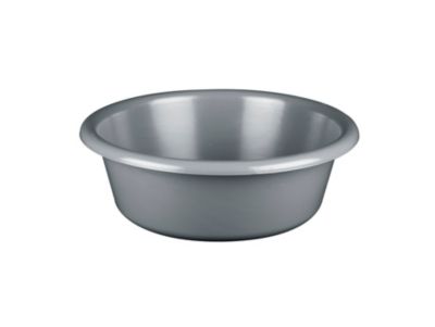 Bassine cuvette ronde 6.5L coloris gris charbon
