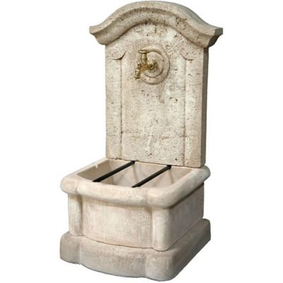 Fontaine de jardin Penez Herman Méridionale en pierre reconstituée H.104 cm