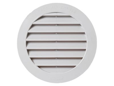 Grille d'aération plastique AldesØ 100 mm