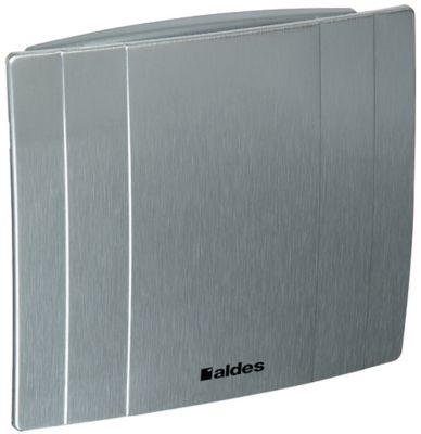 Aérateur temporisé déco alu ø100 mm, 70m3 - Aldes