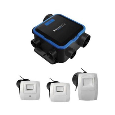 Kit VMC simple flux hygroréglable Aldes Easyhome Compact classic