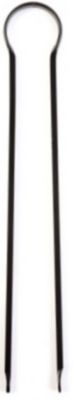 Pince de cheminée Dixneuf Tribu noire 50 cm