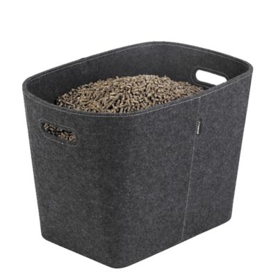 Range-bûches et granulés Dixneuf Felt gris