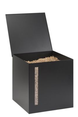 Réservoir à granulés en acier Dixneuf Atlan crème