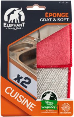 Mini lavette éponge grat & soft Elephant