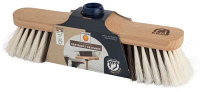 Balai droit intérieur crin et bois Elephant