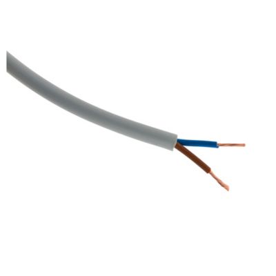 Zenitech Câble électrique H05VV F 2x1 mm² 25