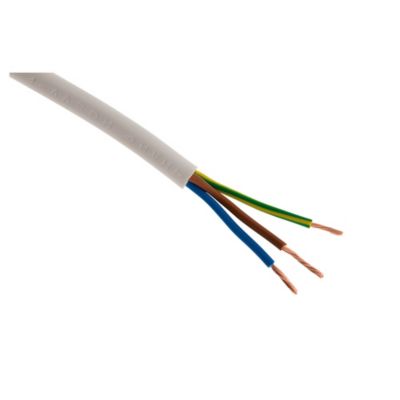 Zenitech Câble d'alimentation électrique H05VV F 3G2 5mm² 5m