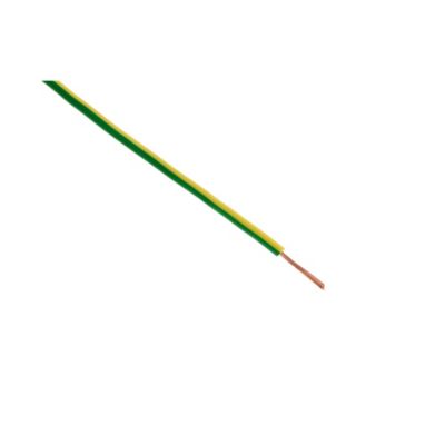 Zenitech Câble d'alimentation électrique H07VK 1x1 5mm² Jaune et 10m