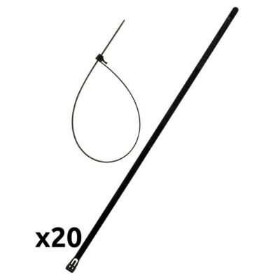Zenitech Colliers de câblage réutilisables Lot de 10
