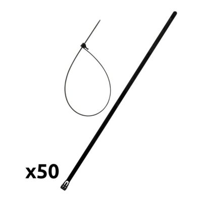 Lot de 50 colliers réutilisables 370mm Zenitech