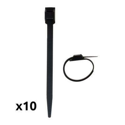 Lot de 10 colliers de câblage 6x114mm Zenitech