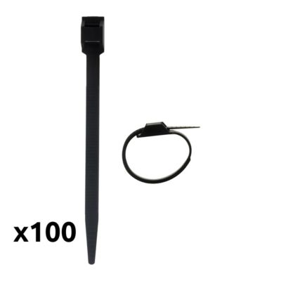 Lot de 100 colliers de câblage 6x114mm Zenitech