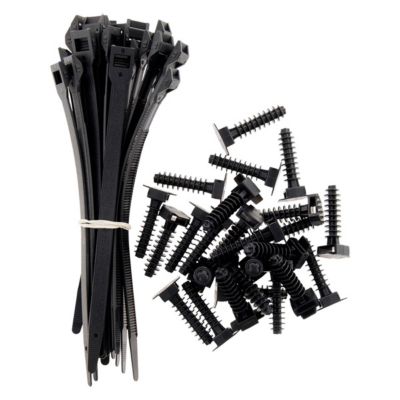 Zenitech kit colliers et embases Lot de 25+