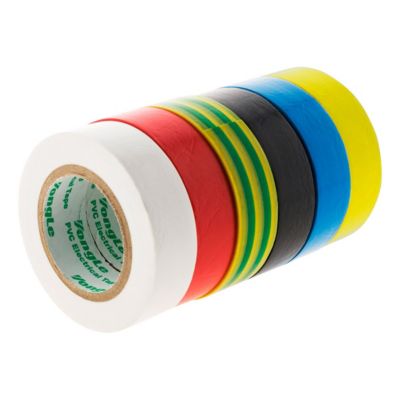 Zenitech Ruban adhésif isolant Lot de 6