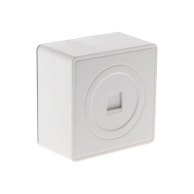 Prise Tel RJ45 en saillie - blanc - Vulco