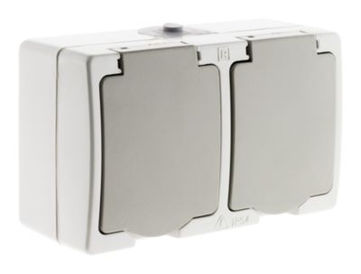 Bouton poussoir étanche IP54 Akya Zenitech - vue 3