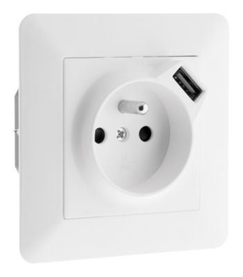 Zenitech Artezo prise 2P+T USB