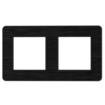Plaque de finition double métal Kouro Zenitech