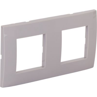 Plaque de finition double Kalya Or Zenitech