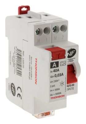 Thomson Interrupteur Différentiel Type AC - vue 6