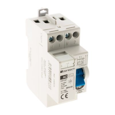 Zenitech Interrupteur différentiel 402 30mA Type AC NF - vue 3