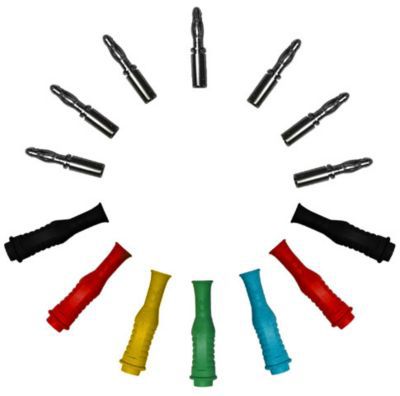 7 connecteurs mâles Ø4 mm souple 36A Zenitech