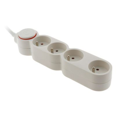 Bloc Home 4 prises 2P+T + parafoudre Zenitech - vue 7