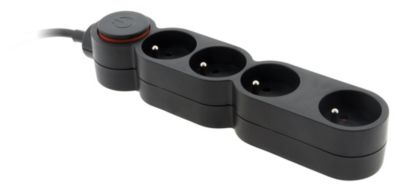 Bloc Home 4 prises 2P+T + parafoudre Zenitech - vue 4