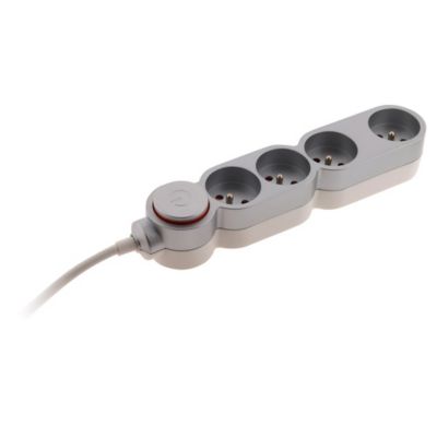 Bloc Home 4 prises 2P+T + parafoudre Zenitech - vue 6