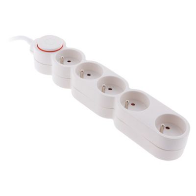 Bloc Home 5 prises 2P+T câble 15m Zenitech
