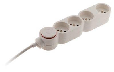Bloc Home 4 prises 2P+T + parafoudre Zenitech - vue 5