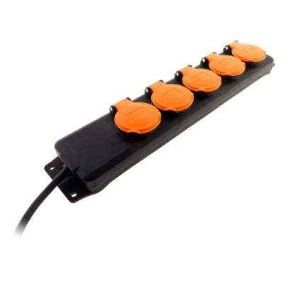 Zenitech Bloc multiprise étanche IP44 5 prises