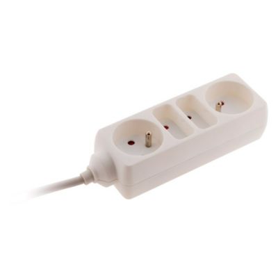 Bloc Home 4 prises 2P+T + parafoudre Zenitech - vue 2