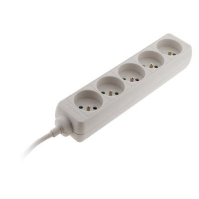 Bloc multiprise 5 prises 2P+T Zenitech - vue 1